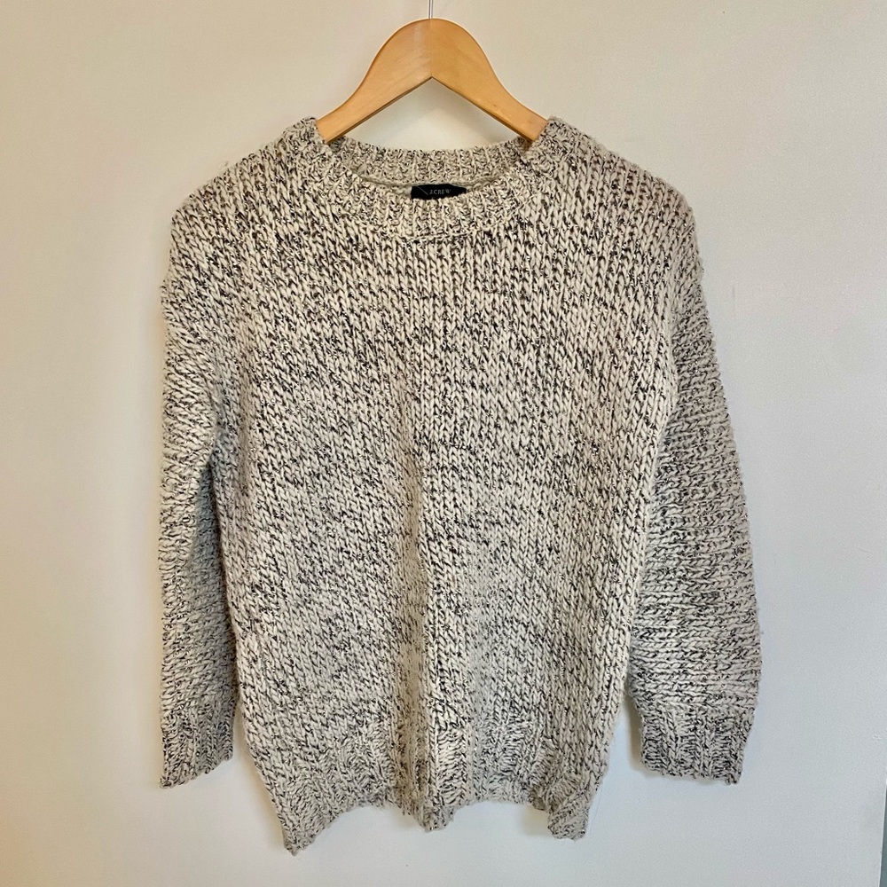 JCrew Chunky Marled Sweater